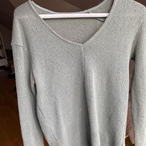 [zara] olive green sweater top